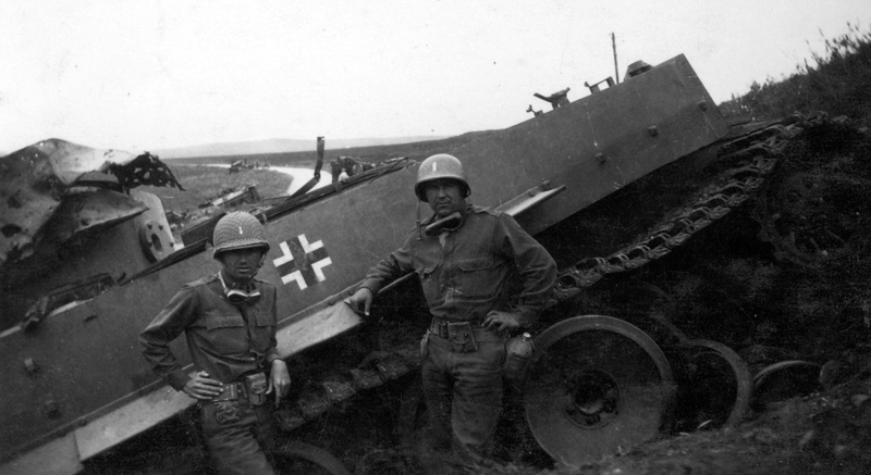 Destroyed German Vehicle
