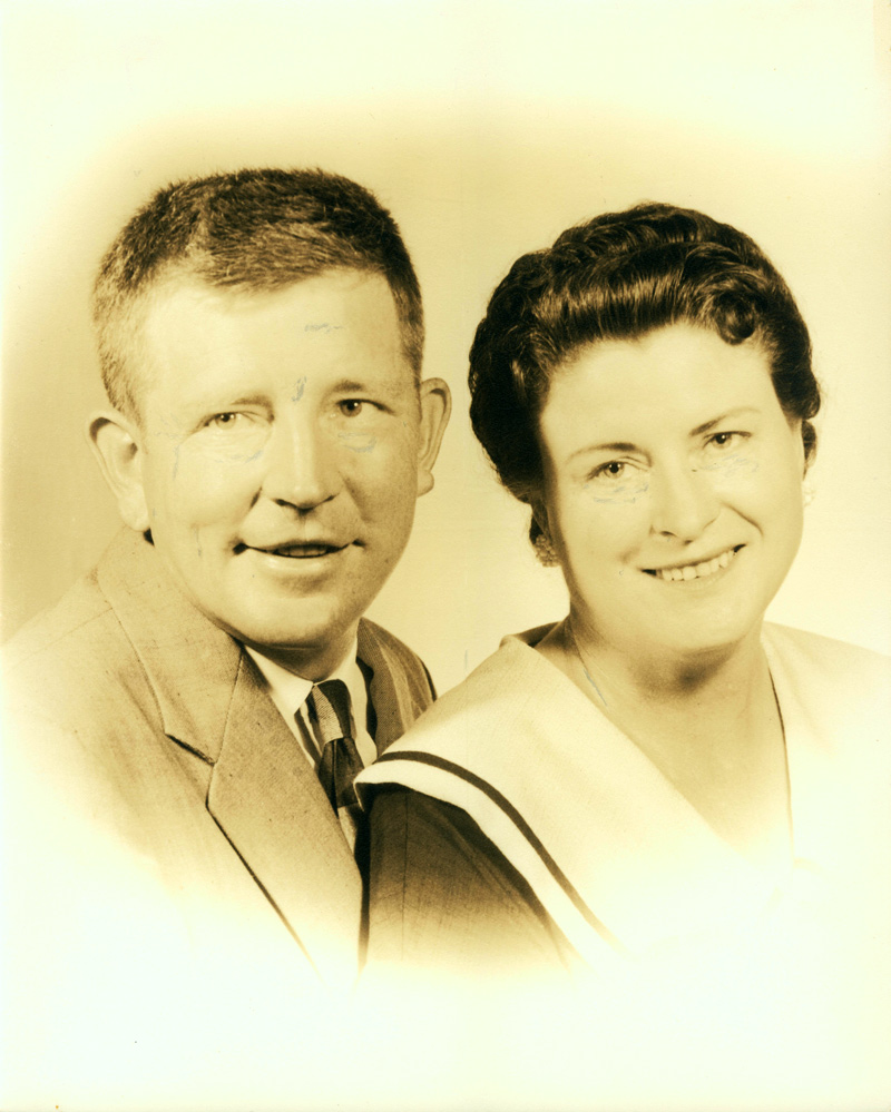 Tom and Nevel Blanton in 1959