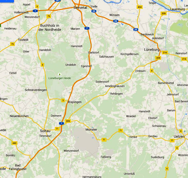 Fallingbostel to Lauenburg