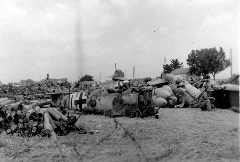 Destroyed German Aircraft